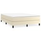 vidaXL Bettgestell Creme 140x200 cm Kunstleder vidaXL Bettgestell Creme 140x200 cm Kunstleder