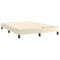 vidaXL Bettgestell Creme 140x200 cm Kunstleder vidaXL Bettgestell Creme 140x200 cm Kunstleder