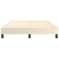 vidaXL Bettgestell Creme 140x200 cm Kunstleder vidaXL Bettgestell Creme 140x200 cm Kunstleder