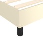 vidaXL Bettgestell Creme 140x200 cm Kunstleder vidaXL Bettgestell Creme 140x200 cm Kunstleder