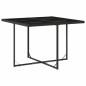 vidaXL 5-tlg. Garten-Essgruppe mit Kissen Schwarz Poly Rattan vidaXL 5-tlg. Garten-Essgruppe mit Kissen Schwarz Poly Rattan