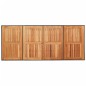 vidaXL Gartentisch mit Holzplatte Schwarz 190x80x75 cm Poly Rattan vidaXL Gartentisch mit Holzplatte Schwarz 190x80x75 cm Poly Rattan