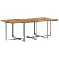 vidaXL 9-tlg. Garten-Essgruppe mit Kissen Grau Poly Rattan vidaXL 9-tlg. Garten-Essgruppe mit Kissen Grau Poly Rattan