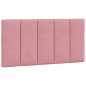vidaXL Bett mit Matratze Rosa 100x200 cm Samt vidaXL Bett mit Matratze Rosa 100x200 cm Samt
