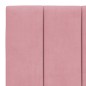vidaXL Bett mit Matratze Rosa 100x200 cm Samt vidaXL Bett mit Matratze Rosa 100x200 cm Samt