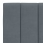vidaXL Bett mit Matratze Dunkelgrau 120x200 cm Samt vidaXL Bett mit Matratze Dunkelgrau 120x200 cm Samt