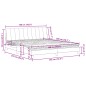 vidaXL Bett mit Matratze Rosa 180x200 cm Samt vidaXL Bett mit Matratze Rosa 180x200 cm Samt