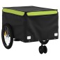 vidaXL Fahrradanhänger Schwarz und Grün 45 kg Eisen vidaXL Fahrradanhänger Schwarz und Grün 45 kg Eisen