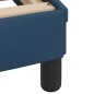 vidaXL Bett mit Matratze Blau 160x200 cm Stoff vidaXL Bett mit Matratze Blau 160x200 cm Stoff