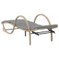 vidaXL Sonnenliegen 2 Stk. mit Tisch Beige Poly Rattan vidaXL Sonnenliegen 2 Stk. mit Tisch Beige Poly Rattan