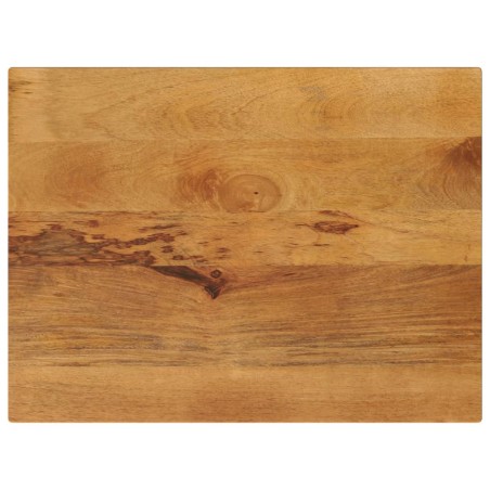 vidaXL Tischplatte 80x70x2,5 cm Rechteckig Massivholz Mango