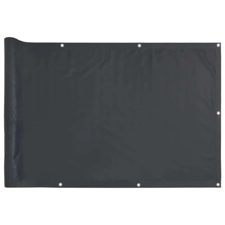vidaXL Balkon-Sichtschutz Anthrazit 300x90 cm PVC