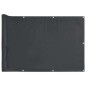 vidaXL Balkon-Sichtschutz Anthrazit 300x90 cm PVC vidaXL Balkon-Sichtschutz Anthrazit 300x90 cm PVC