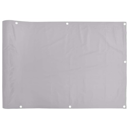 vidaXL Balkon-Sichtschutz Grau 1000x90 cm PVC