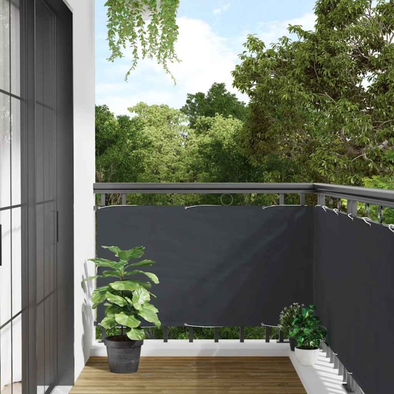 vidaXL Balkon-Sichtschutz Anthrazit 800x120 cm PVC vidaXL Balkon-Sichtschutz Anthrazit 800x120 cm PVC
