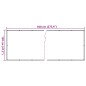 vidaXL Balkon-Sichtschutz Grau 700x120 cm PVC vidaXL Balkon-Sichtschutz Grau 700x120 cm PVC