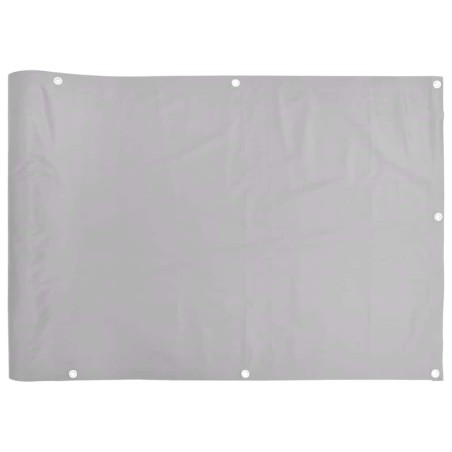 vidaXL Balkon-Sichtschutz Grau 500x120 cm PVC