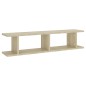 vidaXL Wandregale 2 Stk. Sonoma-Eiche 90x18x20 cm Holzwerkstoff vidaXL Wandregale 2 Stk. Sonoma-Eiche 90x18x20 cm Holzwerkstoff