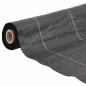 vidaXL Unkrautvlies Schwarz 4x25 m PP vidaXL Unkrautvlies Schwarz 4x25 m PP