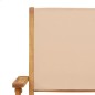 vidaXL 7-tlg. Garten-Essgruppe Stoff und Massivholz Beige vidaXL 7-tlg. Garten-Essgruppe Stoff und Massivholz Beige