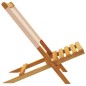 vidaXL Gartenstühle 2 Stk. Beige Massivholz Akazie & Stoff vidaXL Gartenstühle 2 Stk. Beige Massivholz Akazie & Stoff