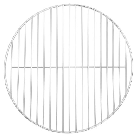 vidaXL Grillrost Rund Ø37 cm 304 Edelstahl