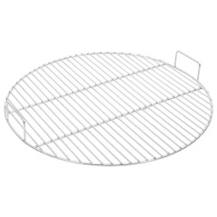 vidaXL Grillrost mit Griffen Rund Ø54 cm 304 Edelstahl