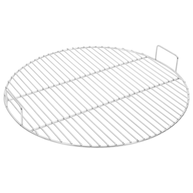 vidaXL Grillrost mit Griffen Rund Ø54 cm 304 Edelstahl vidaXL Grillrost mit Griffen Rund Ø54 cm 304 Edelstahl
