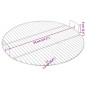 vidaXL Grillrost mit Griffen Rund Ø54 cm 304 Edelstahl vidaXL Grillrost mit Griffen Rund Ø54 cm 304 Edelstahl