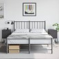 vidaXL Nachttische 2 Stk. Schwarz 36x39x60,5 cm Stahl vidaXL Nachttische 2 Stk. Schwarz 36x39x60,5 cm Stahl