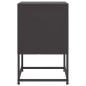 vidaXL Nachttische 2 Stk. Schwarz 36x39x60,5 cm Stahl vidaXL Nachttische 2 Stk. Schwarz 36x39x60,5 cm Stahl