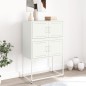 vidaXL Sideboard Weiß 68,5x38,5x107 cm Stahl vidaXL Sideboard Weiß 68,5x38,5x107 cm Stahl