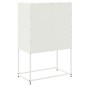 vidaXL Sideboard Weiß 68,5x38,5x107 cm Stahl vidaXL Sideboard Weiß 68,5x38,5x107 cm Stahl