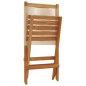 vidaXL Gartenstühle 4 Stk. Klappbar Beige Massivholz Akazie vidaXL Gartenstühle 4 Stk. Klappbar Beige Massivholz Akazie