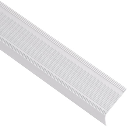 vidaXL Treppenkantenprofile in L-Form 15 Stk. Aluminium 134 cm Silbern
