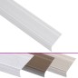vidaXL Treppenkantenprofile in L-Form 15 Stk. Aluminium 134 cm Silbern vidaXL Treppenkantenprofile in L-Form 15 Stk. Aluminium 134 cm Silbern
