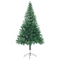 vidaXL Künstlicher Weihnachtsbaum Beleuchtung Kugeln 150cm 380 Zweige vidaXL Künstlicher Weihnachtsbaum Beleuchtung Kugeln 150cm 380 Zweige