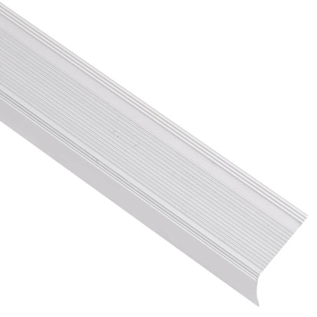 vidaXL Treppenkantenprofile in L-Form 5 Stk. Aluminium 134 cm Silbern