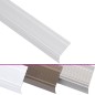 vidaXL Treppenkantenprofile in L-Form 5 Stk. Aluminium 134 cm Silbern vidaXL Treppenkantenprofile in L-Form 5 Stk. Aluminium 134 cm Silbern