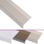 vidaXL Treppenkantenprofile in L-Form 5 Stk Aluminium 134cm Champagner vidaXL Treppenkantenprofile in L-Form 5 Stk Aluminium 134cm Champagner