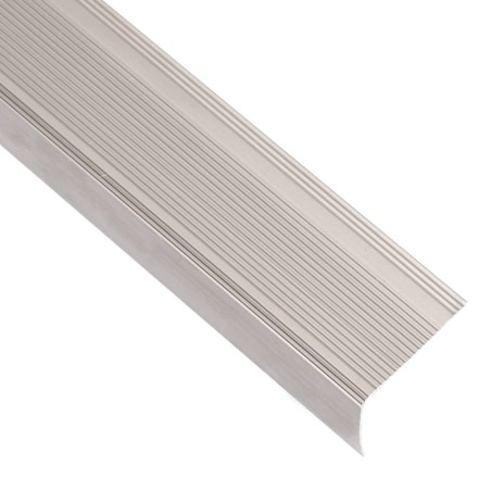 vidaXL Treppenkantenprofile L-Form 15 Stk. Aluminium 134 cm Champagner