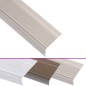 vidaXL Treppenkantenprofile L-Form 15 Stk. Aluminium 134 cm Champagner vidaXL Treppenkantenprofile L-Form 15 Stk. Aluminium 134 cm Champagner