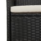 vidaXL 11-tlg. Garten-Essgruppe mit Kissen Schwarz Poly Rattan vidaXL 11-tlg. Garten-Essgruppe mit Kissen Schwarz Poly Rattan