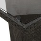 vidaXL 7-tlg. Garten-Essgruppe mit Kissen Schwarz Poly Rattan vidaXL 7-tlg. Garten-Essgruppe mit Kissen Schwarz Poly Rattan