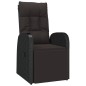 vidaXL 9-tlg. Garten-Essgruppe mit Kissen Schwarz Poly Rattan vidaXL 9-tlg. Garten-Essgruppe mit Kissen Schwarz Poly Rattan