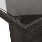 vidaXL 7-tlg. Garten-Essgruppe mit Kissen Schwarz Poly Rattan vidaXL 7-tlg. Garten-Essgruppe mit Kissen Schwarz Poly Rattan