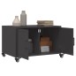 vidaXL Couchtisch Schwarz 68x50x43,5 cm Stahl vidaXL Couchtisch Schwarz 68x50x43,5 cm Stahl
