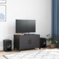 vidaXL TV-Schrank Schwarz 68x39x43,5 cm Stahl vidaXL TV-Schrank Schwarz 68x39x43,5 cm Stahl