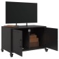 vidaXL TV-Schrank Schwarz 68x39x43,5 cm Stahl vidaXL TV-Schrank Schwarz 68x39x43,5 cm Stahl