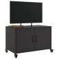 vidaXL TV-Schrank Schwarz 68x39x43,5 cm Stahl vidaXL TV-Schrank Schwarz 68x39x43,5 cm Stahl